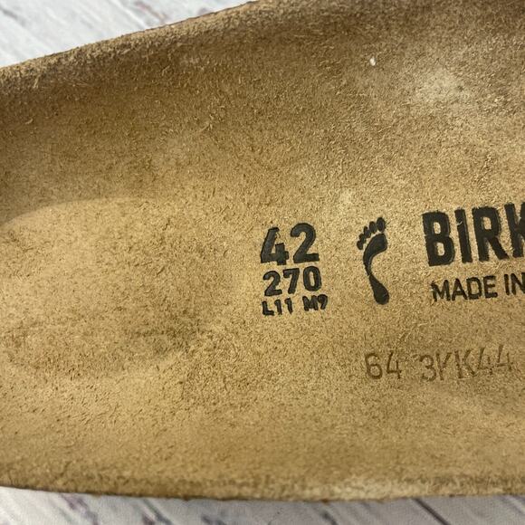 Birkenstock Madrid BS Men 11 Narrow Slide Sandals Gold main image 9